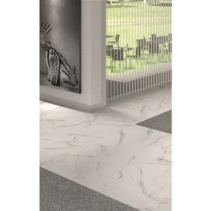 Mono Serra Floor Tiles Denali Bella Bianco Satin 24" x 24"