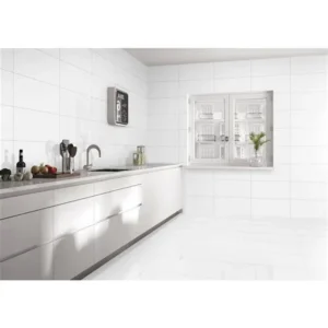 Mono Serra Floor Tiles Pure White Glossy 12" x 24"