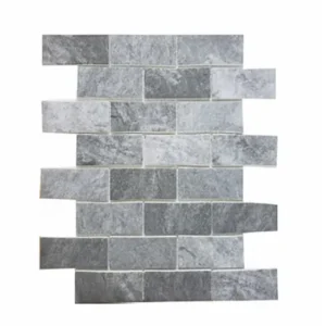Mono Serra Mosaic Mosaics Gray Brick Matte 12" x 12"