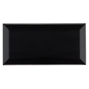Mono Serra Wall Tiles Mugat Nero Glossy 4" x 8"