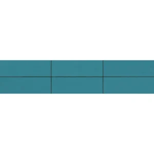 Mono Serra Wall Tiles Structures Blue Glossy 4" x 12"