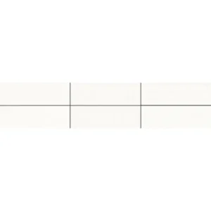 Mono Serra Wall Tiles Structures White Matte 4" x 12"