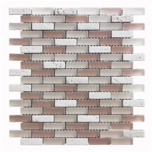 Mono Serra Mosaic Glass Mosaics Dune Beige Frosted 12" x 12"