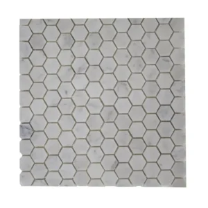 Mono Serra Mosaic Glass Mosaics Hexagon Matte 12" x 12"