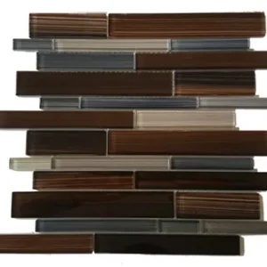 Mono Serra Mosaic Glass Mosaics Skyline Terra Glossy 12" x 12"