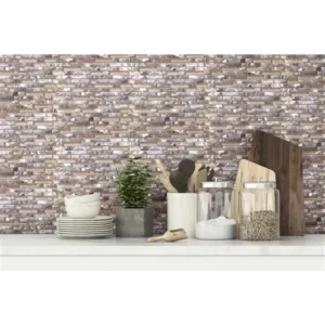 Mono Serra Mosaic Glass Mosaics Stone Multi-finish 12" x 12"