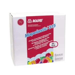 Mapei Mapelastic 315 Cement-Based Crack Isolation & Waterproofing Membrane Kit 34 lb