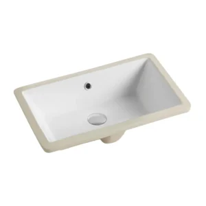 20in Rectangular Undermount Sink in Porcelain