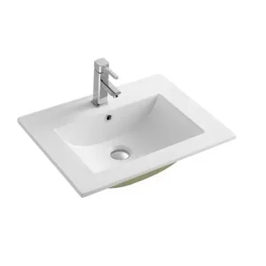24in Drop-in Porcelain Sink, Rectangular