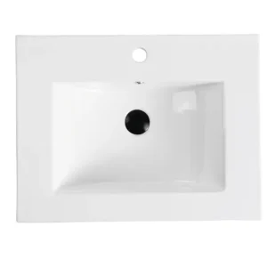 24in Drop-in Rectangular Porcelain Sink (interchangeable with IM-1201)