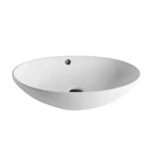 25in Oval Vessel Sink in Porcelain