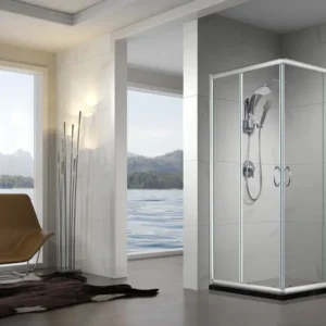36in Square Corner Shower Door
