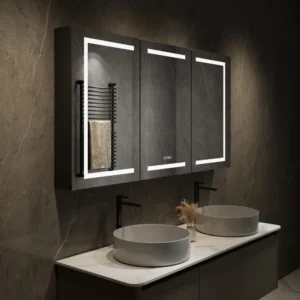 60in LED Pharmacy Mirror with Bluetooth