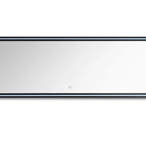 72in Rectangle LED Mirror with Black Edges
