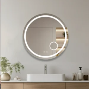 Circular LED Mirror