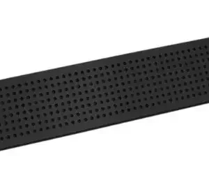 Matte Black Linear Stainless Steel Drain