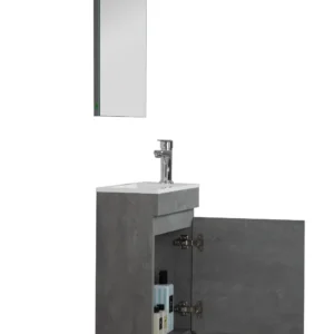 Simple Mirror with Frame 16in