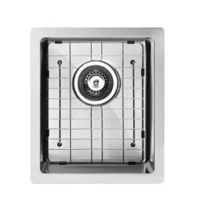 12in Single Undermount Bar Sink in Stainless Steel