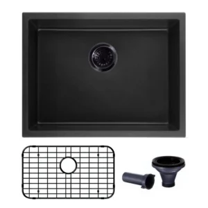 23x17 Granite Composite Kitchen Sink with Grids