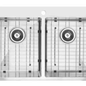 30 in Stainless Steel Double Bowl Kitchen Sink (50/50), Topmount with Faucet Hole