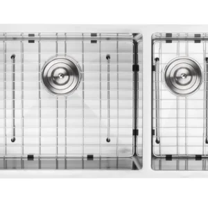 32 in Stainless Steel Double Bowl Kitchen Sink (70/30)