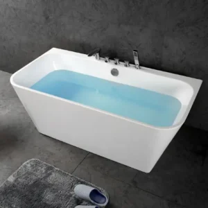 Freestanding 60in Rectangular Tub, Acrylic