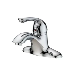 Three Hole Traditional Bathroom Faucet with Pop-up Drain