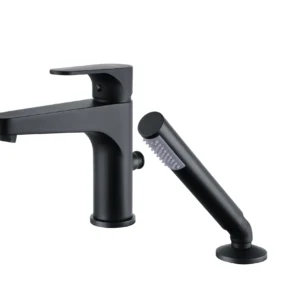 Two Piece Tub Faucet with Hand Shower